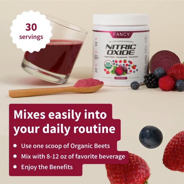 FANCY Nitric Oxide Organic Beets - Original Berry Flavor